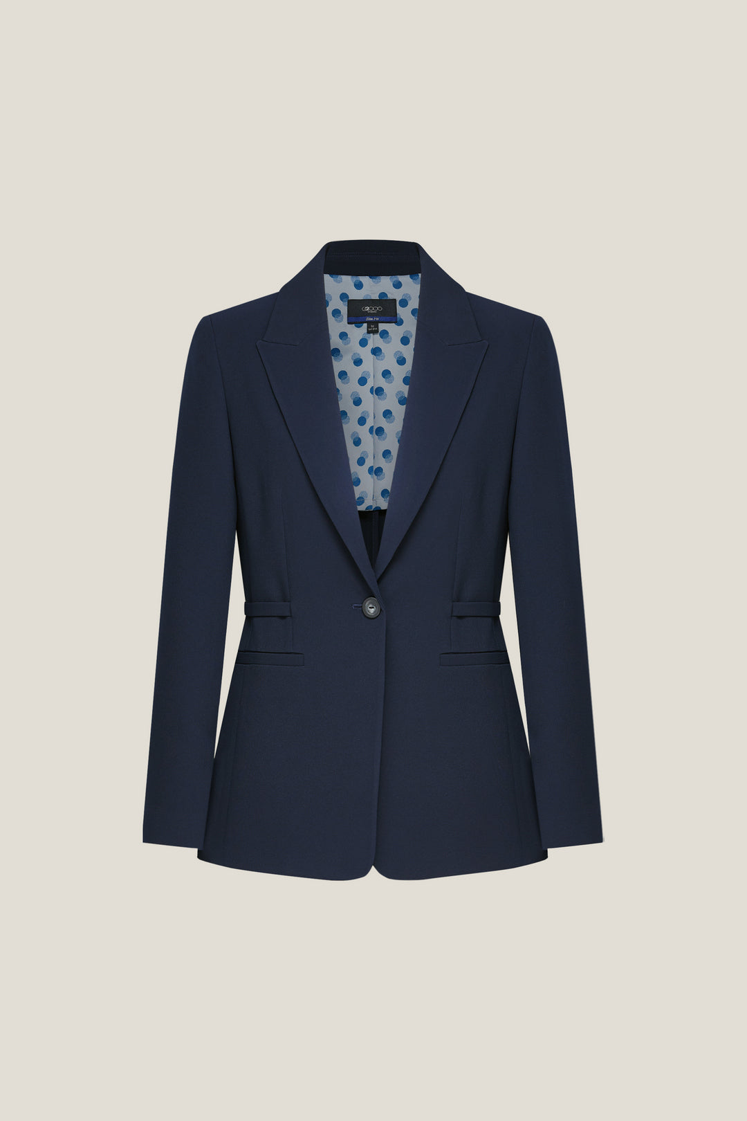G2000 WOMAN-uv-protection-peak-lapel-suit-blazer-61211023-Blue