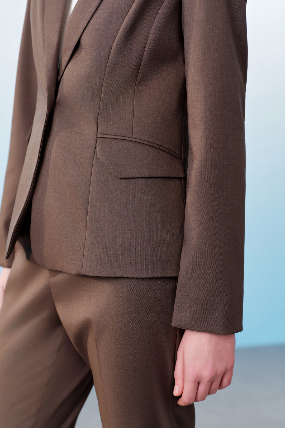 Three Proof Finish | Peak Lapel Suit Blazer