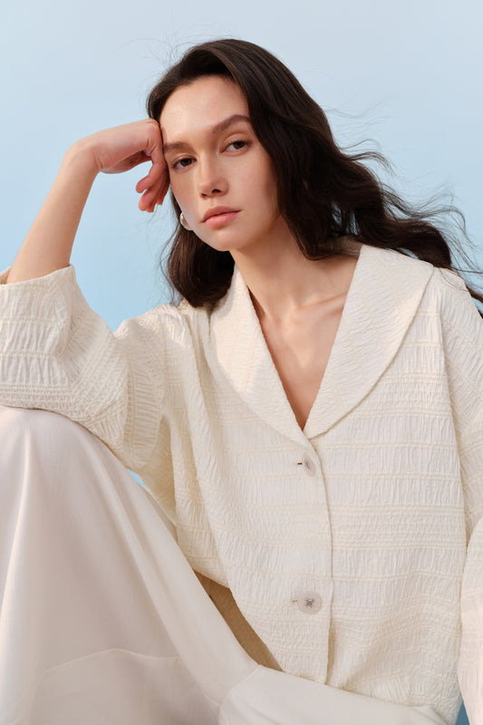 G2000 WOMAN-lapel-collar-long-sleeve-blazer-61216745-White