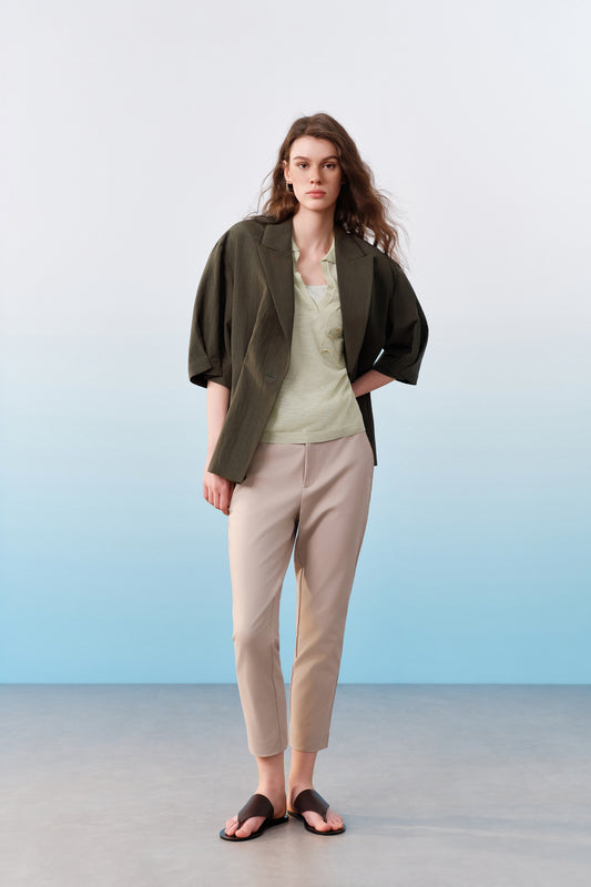 Machine Washable | Peak Lapel Blazer