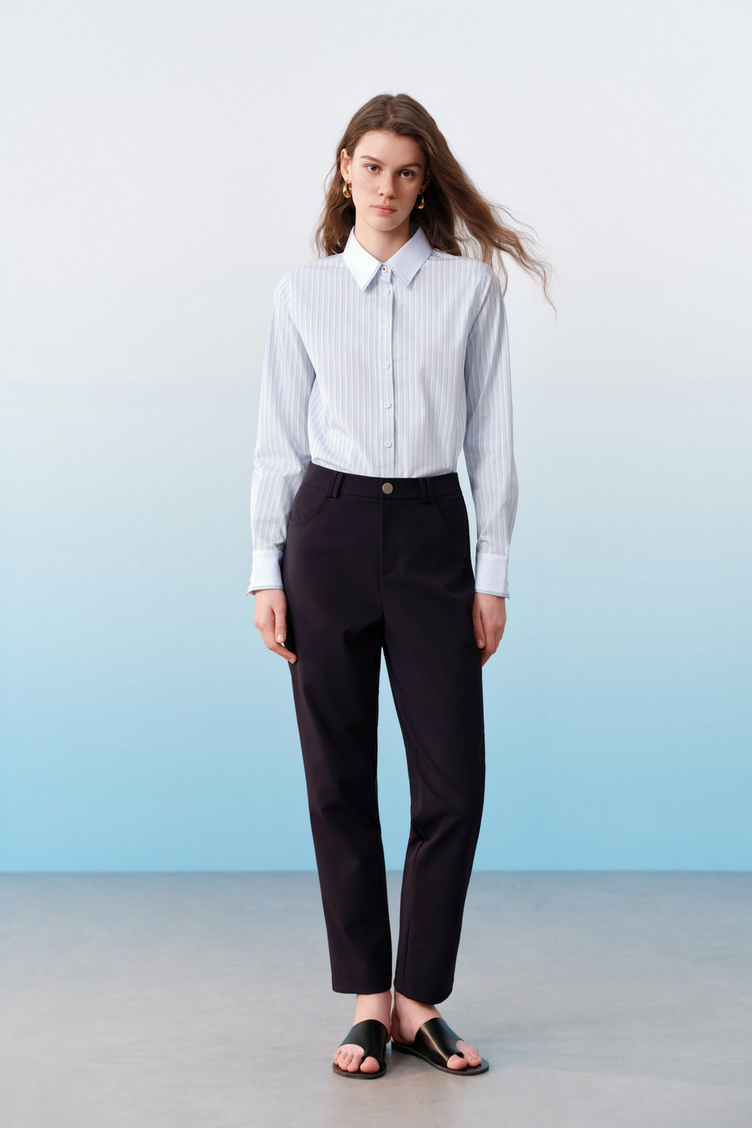 Soft Modal Blend | Shirt Collar 恤衫領長袖商務恤衫(配可拆卸配件)