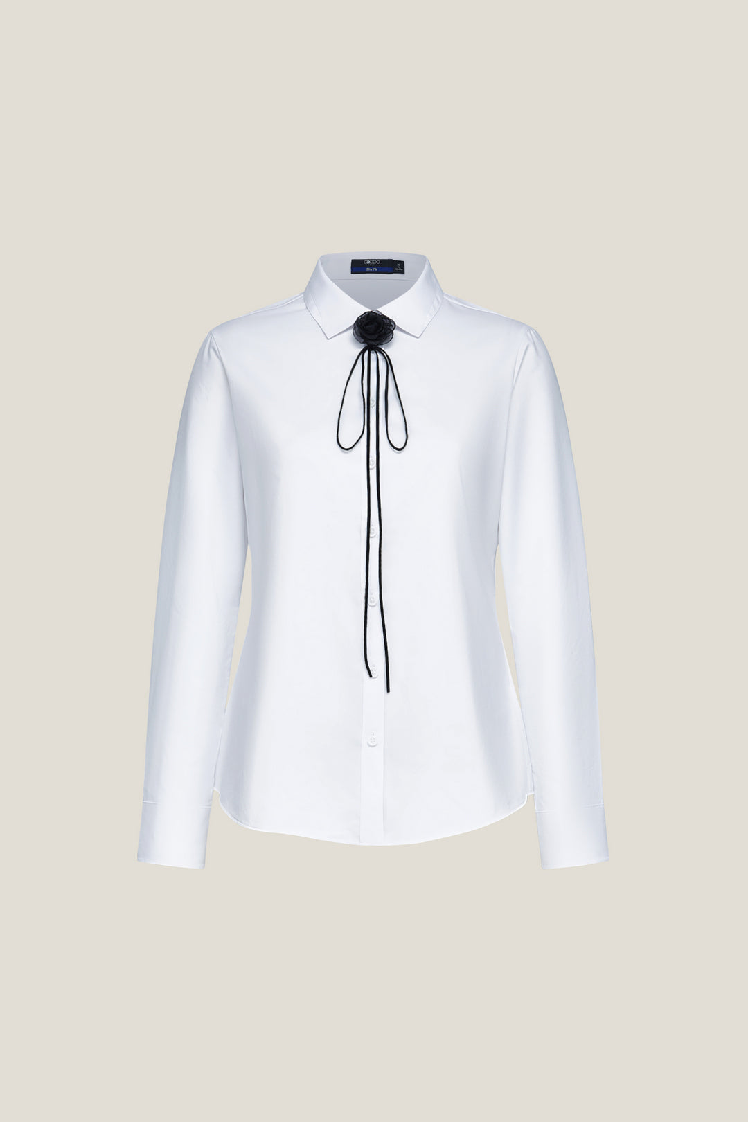 G2000 WOMAN-non-iron-shirt-collar-long-sleeve-dress-shirt-61221033-White