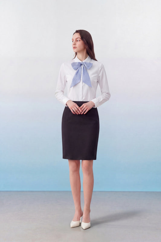 Soft Modal Blend | Shirt Collar Long-Sleeve Dress Shirt