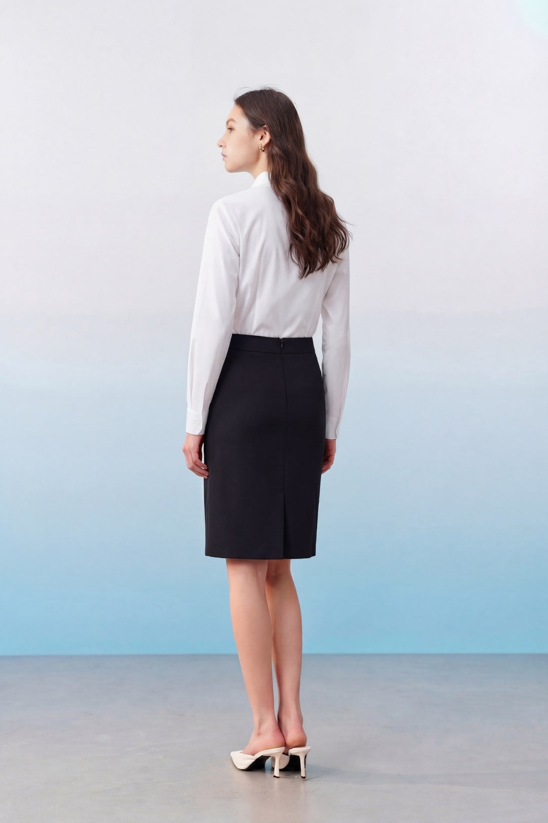 Soft Modal Blend | Shirt Collar Long-Sleeve Dress Shirt