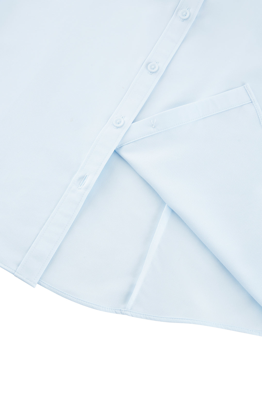 Non-Iron | Shirt Collar 恤衫領短袖商務恤衫(配可拆卸項鍊)