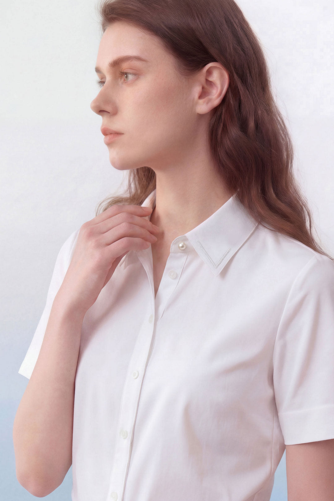 Cool Touch | Shirt Collar Short-Sleeve Dress Shirt