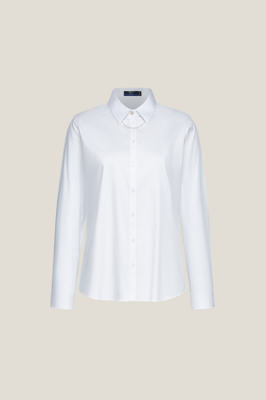 G2000 WOMAN-easy-ironing-shirt-collar-long-sleeve-dress-shirt-61223193-White