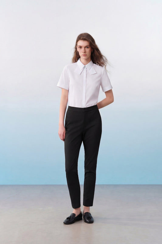 Easy Ironing 恤衫領短袖商務恤衫(配可拆卸配件)