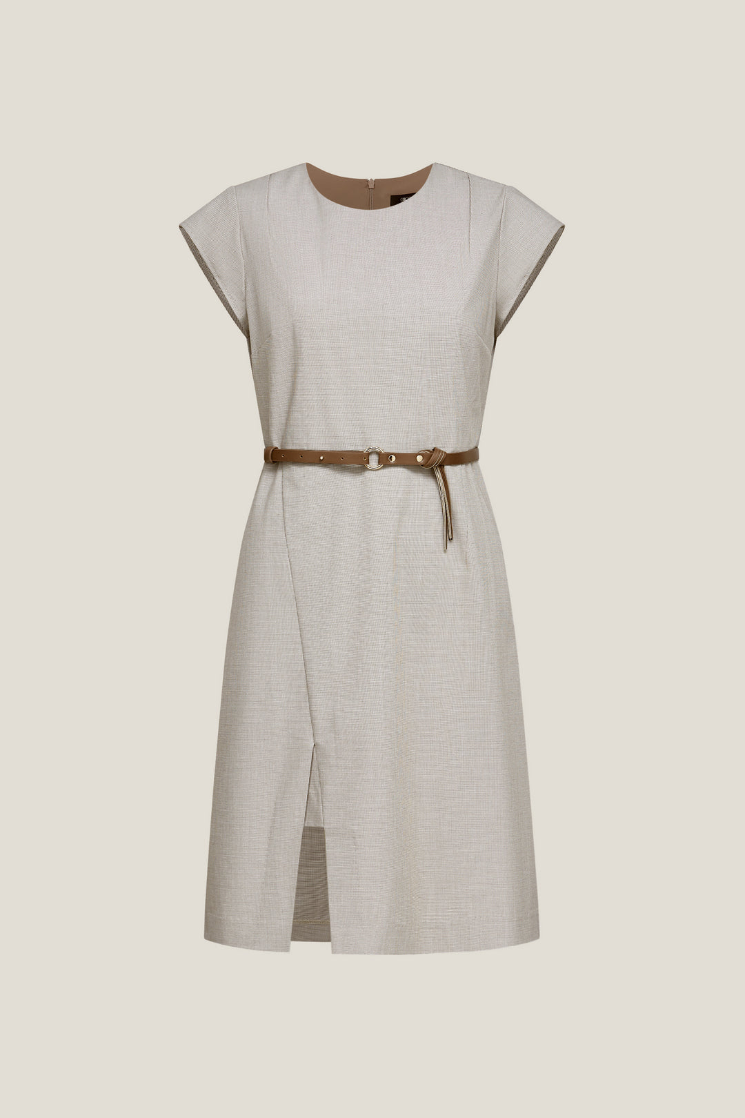 G2000 WOMAN-round-neck-dress-61231012-Brown
