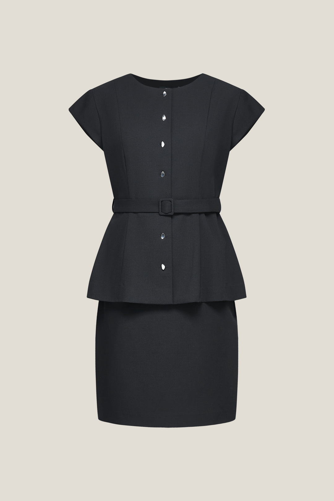 G2000 WOMAN-cool-touch-round-neck-dress-61232190-Black