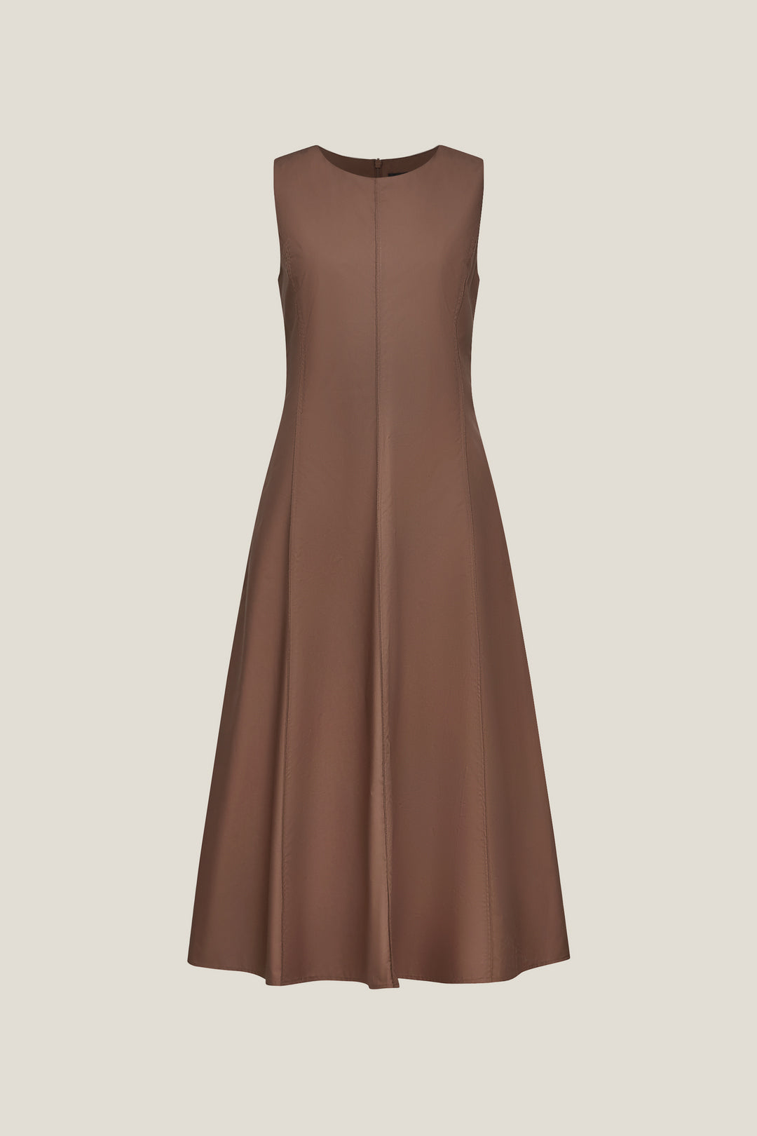 G2000 WOMAN-100%-cotton-round-neck-dress-61233046-Brown