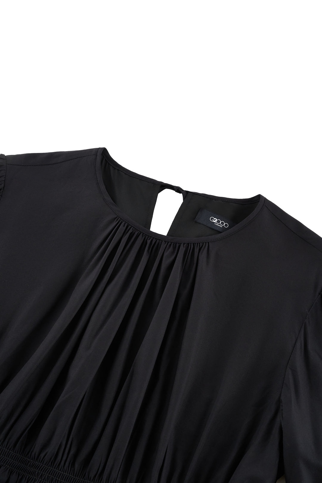 Gathered Neckline Dress
