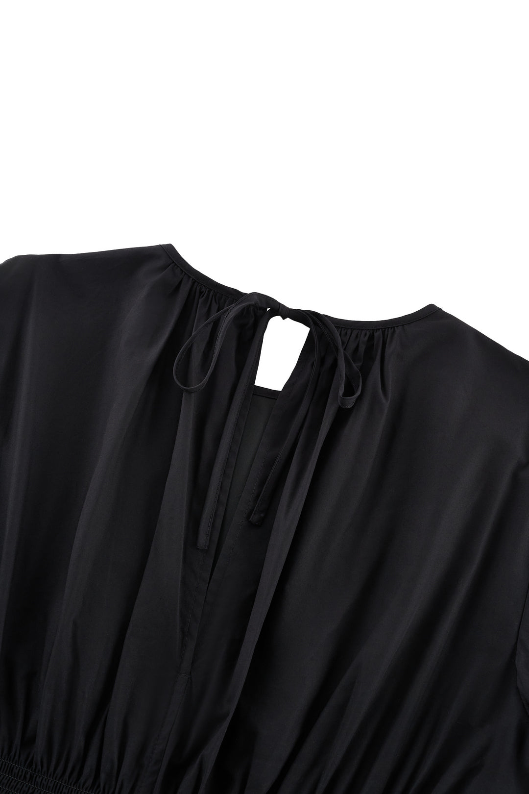 Gathered Neckline Dress