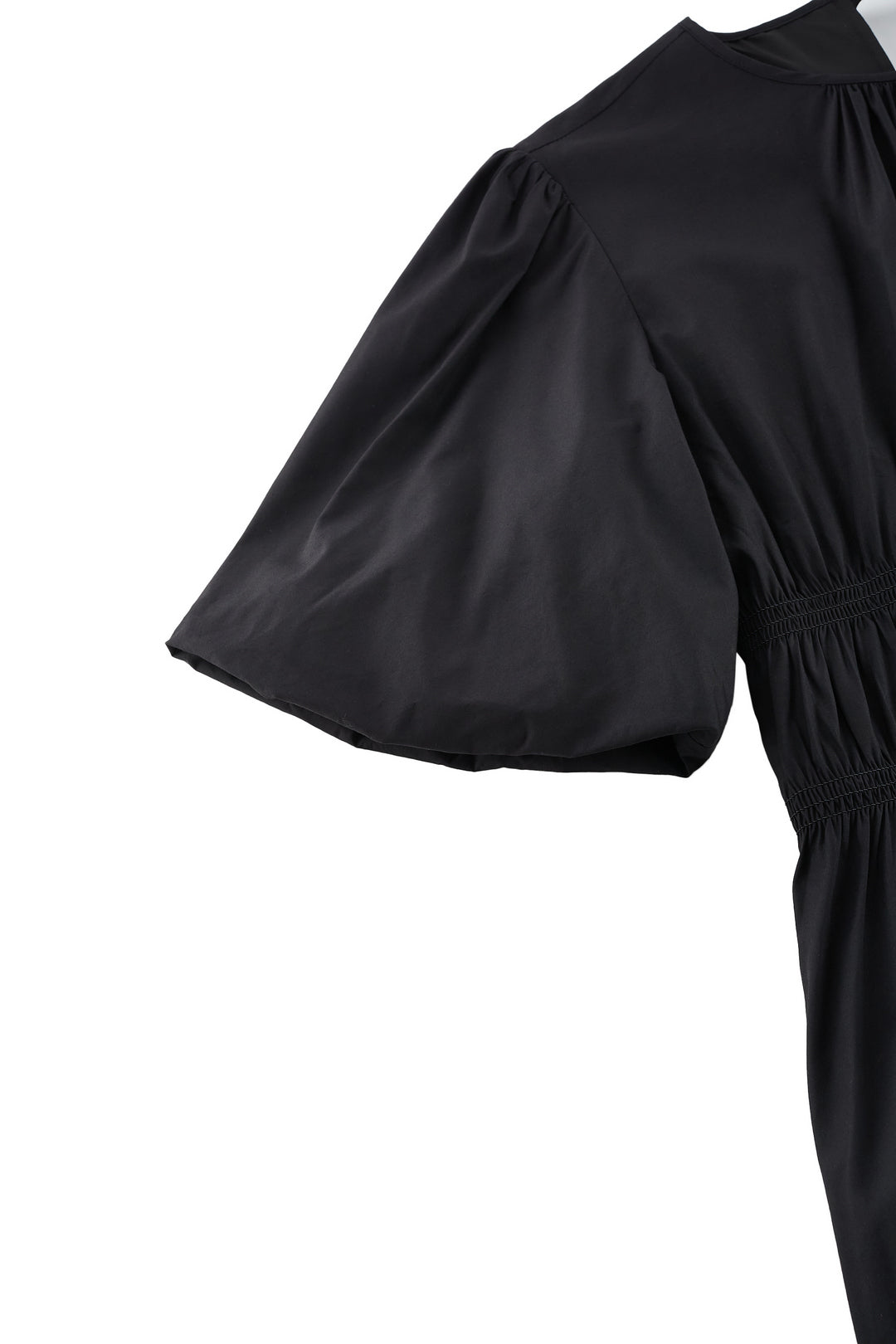 Gathered Neckline Dress