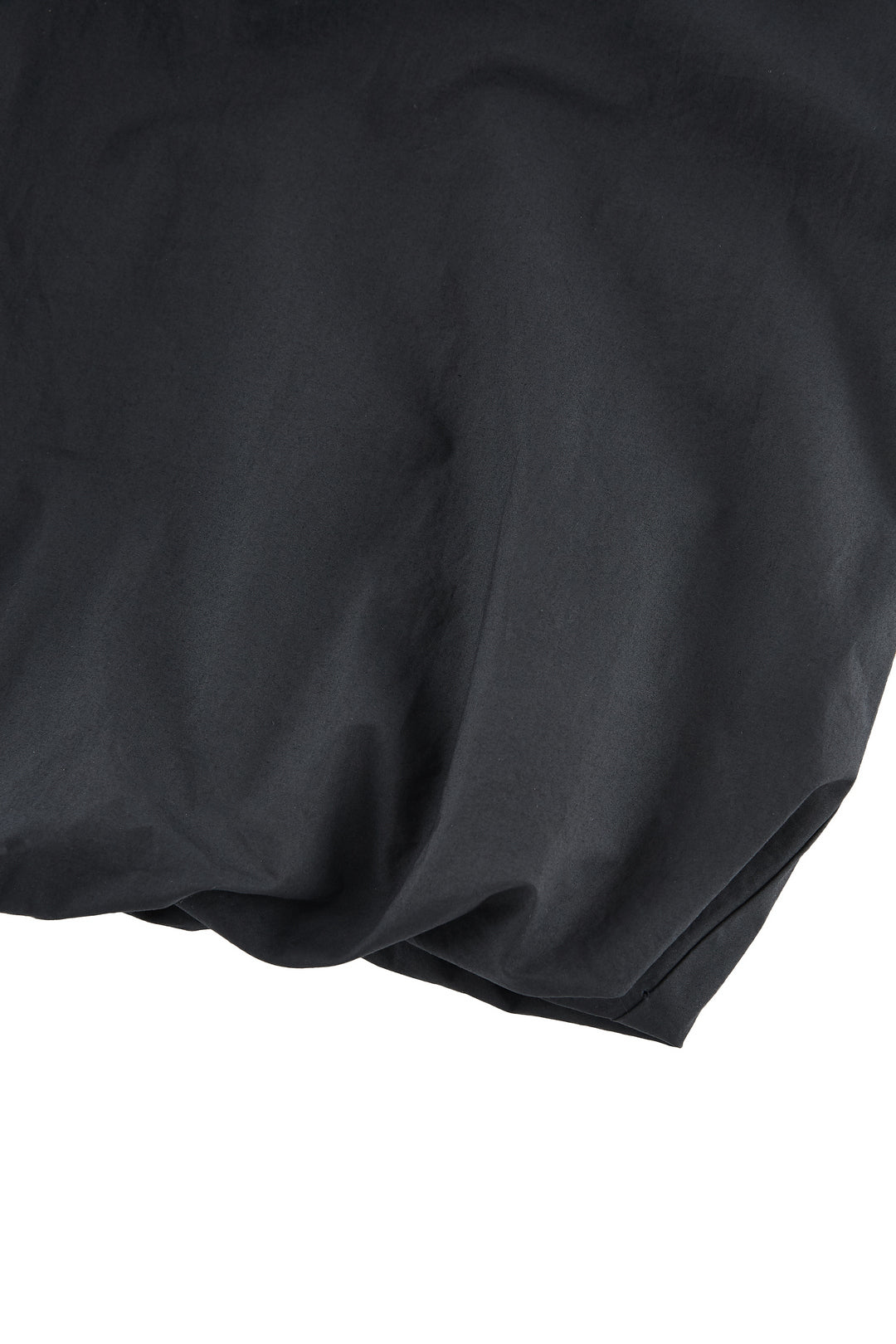 100% Cotton Shirt Collar Dress With Shirt Collar Bubble-Hem Dress