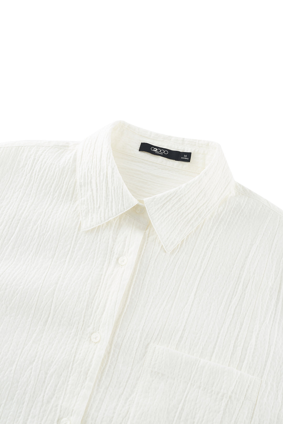 Shirt Collar 恤衫領休閒恤衫(配自布細腰帶)