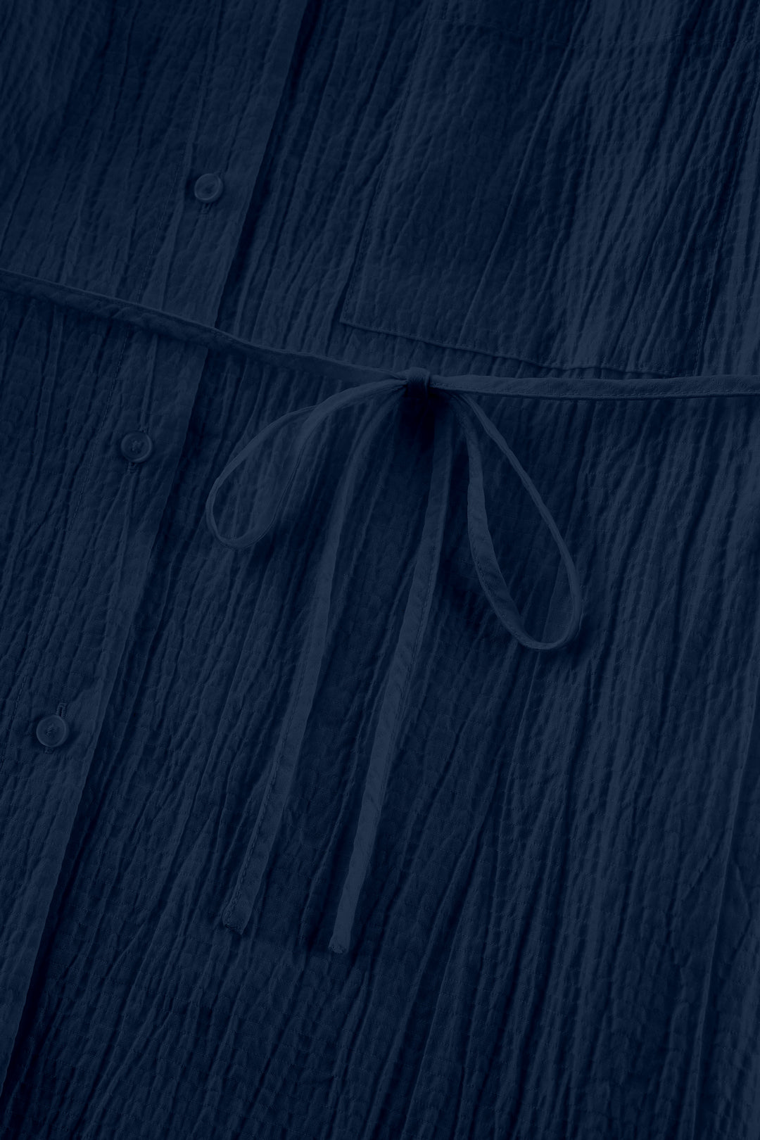 Shirt Collar 恤衫領休閒恤衫(配自布細腰帶)