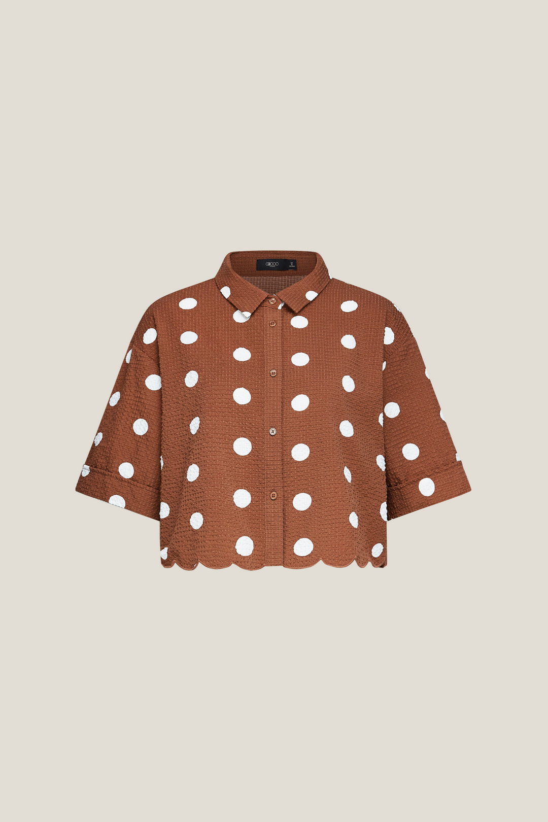 G2000 WOMAN-shirt-collar-blouse-61241407-Brown