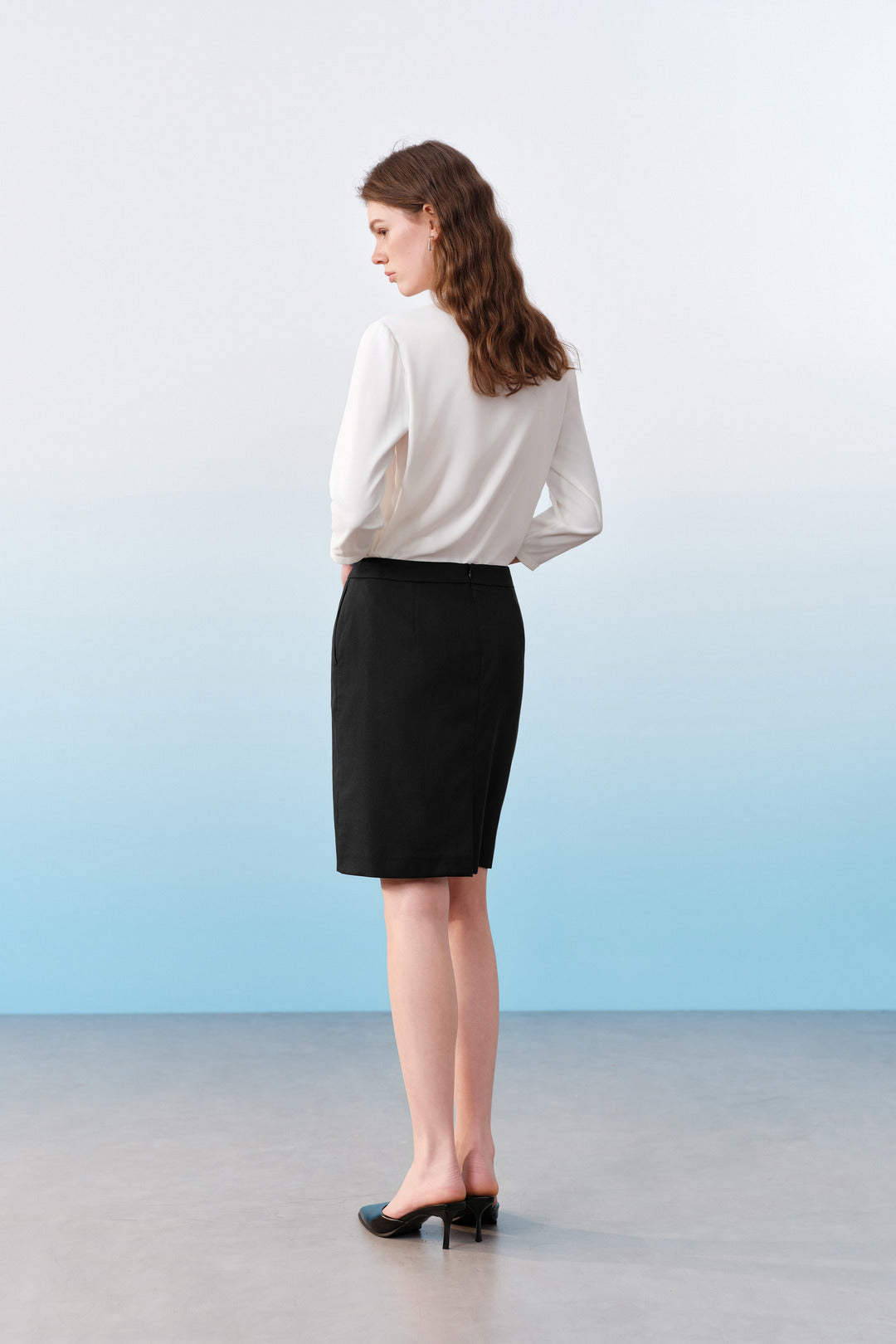 UV Protection | Stand Collar Blouse
