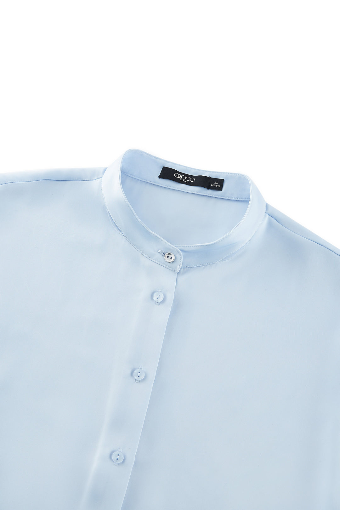 Stand Collar 企領襯衫(配可拆卸迷你圍巾)