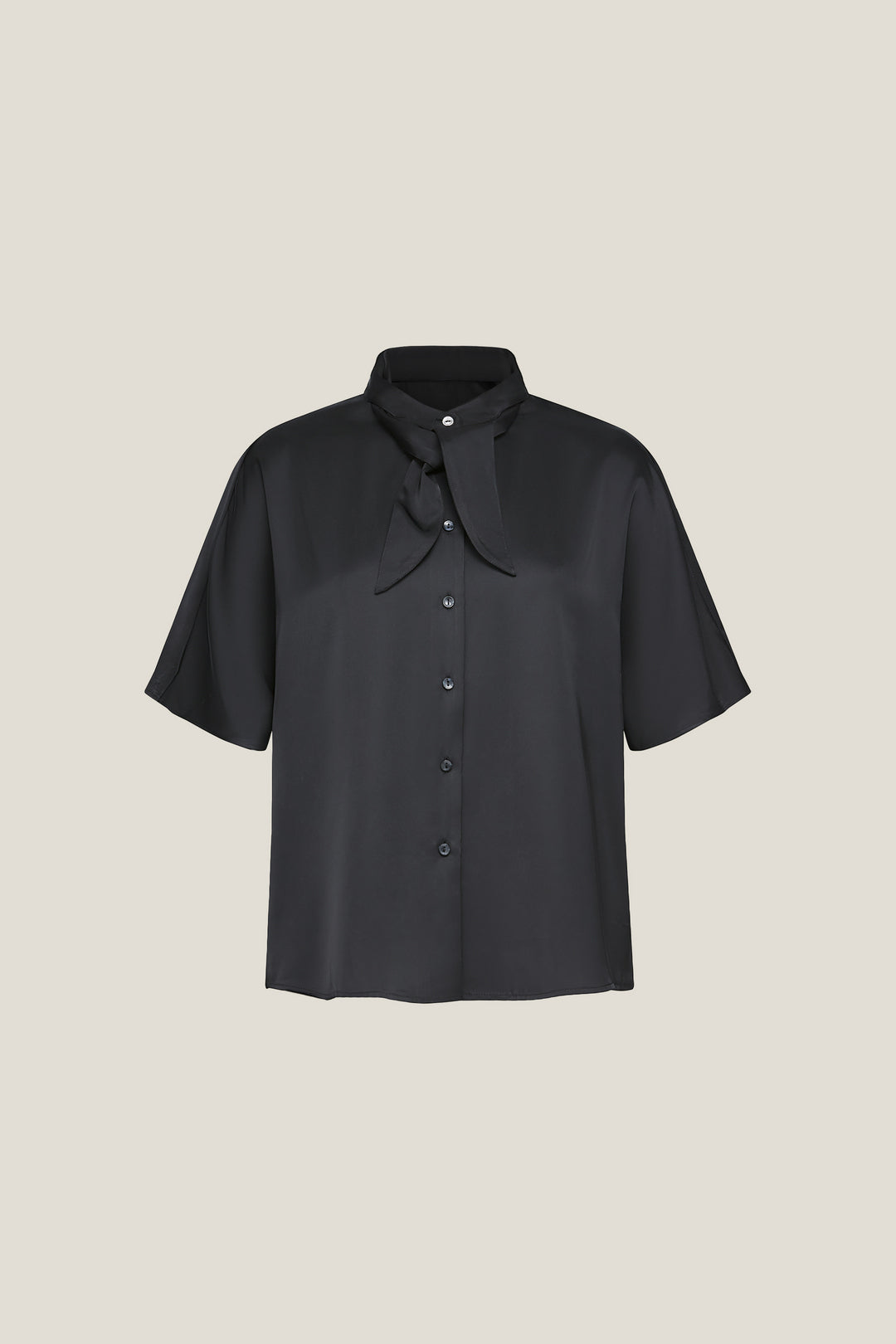 G2000 WOMAN-stand-collar-blouse-61241637-Black