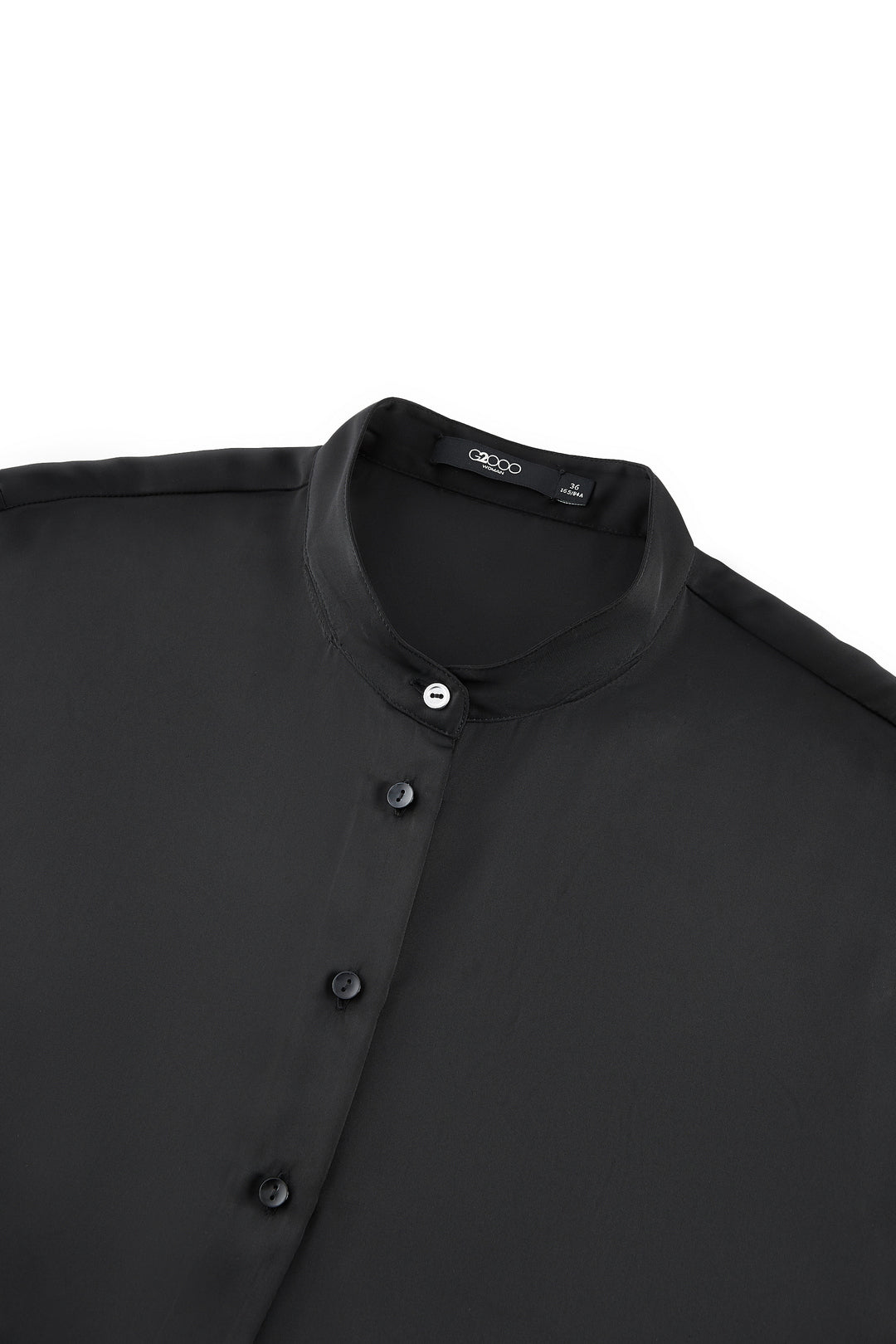 Stand Collar 企領襯衫(配可拆卸迷你圍巾)