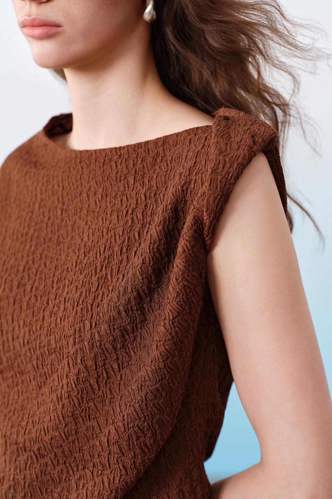 Irregular Neckline Cut and Sew Top