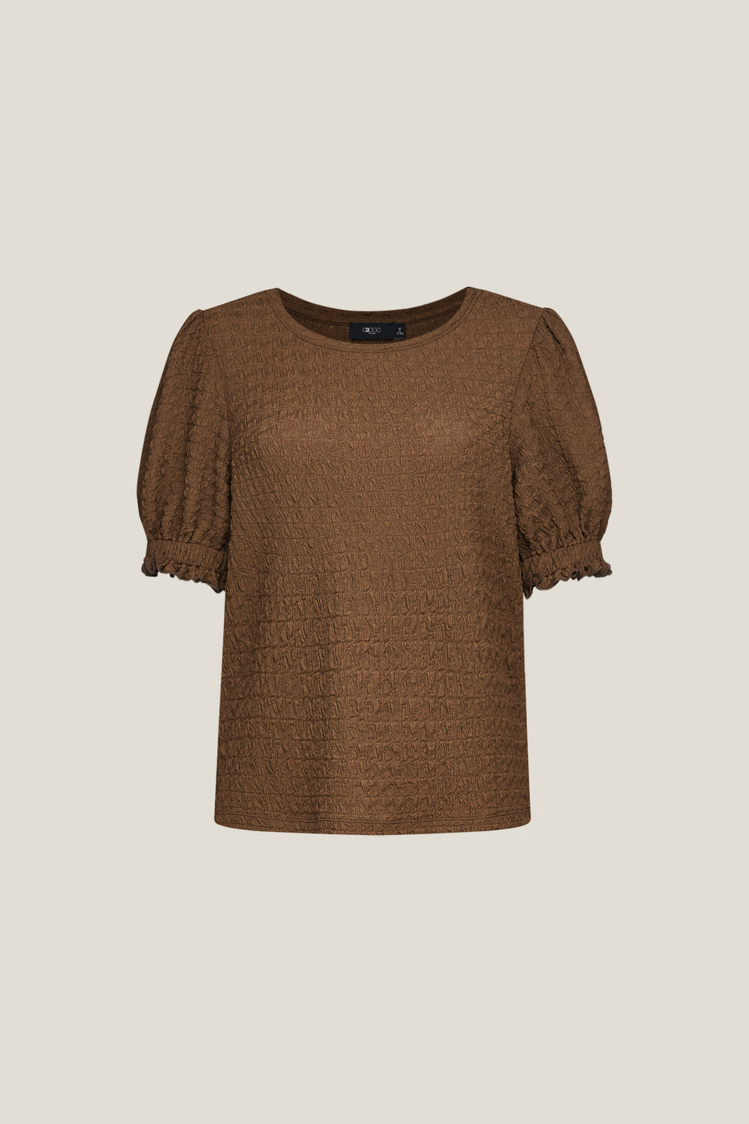 G2000 WOMAN-round-neck-cut-and-sew-top-61241800-Brown