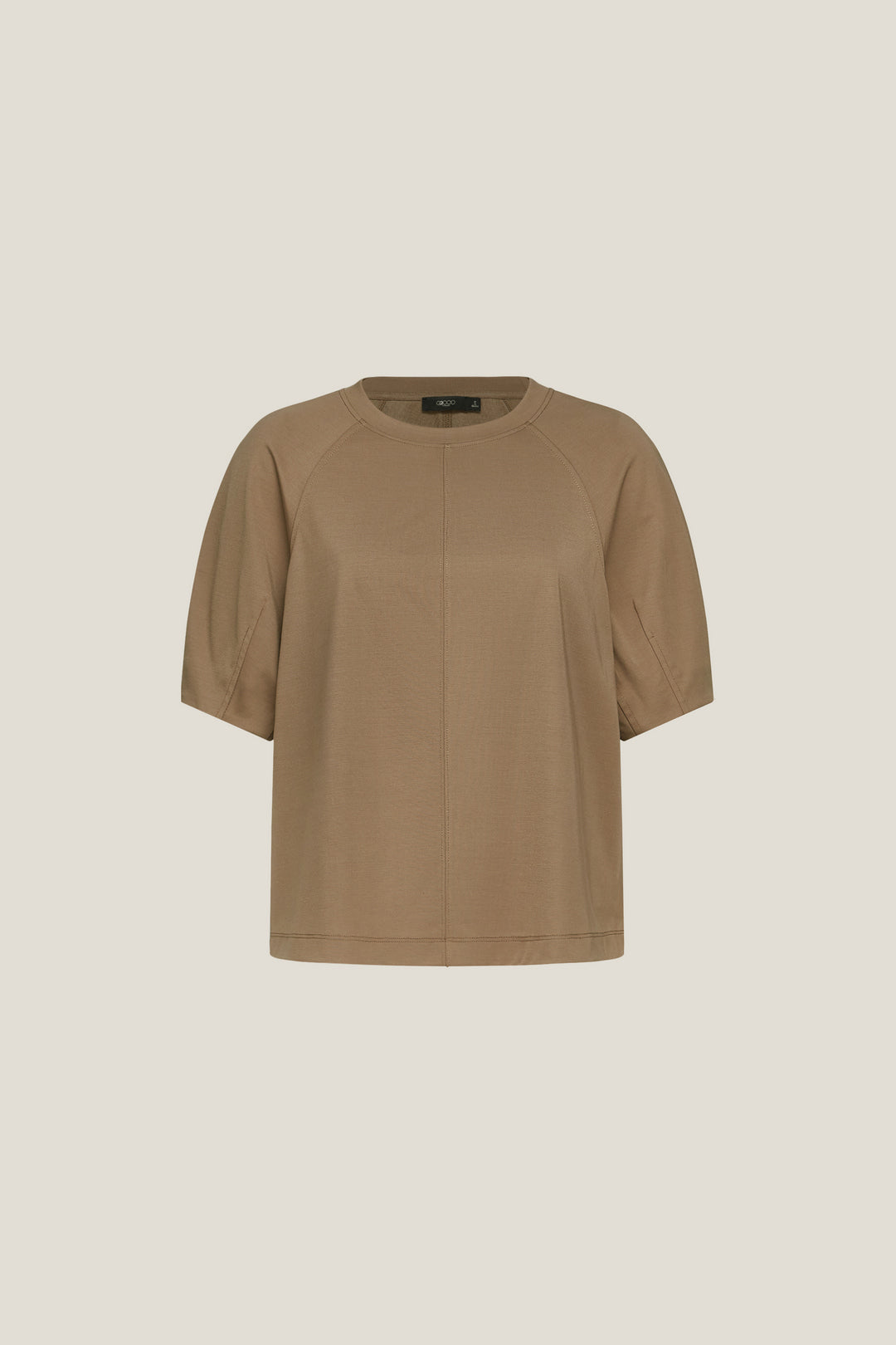 G2000 WOMAN-round-neck-cut-and-sew-top-61242727-Brown