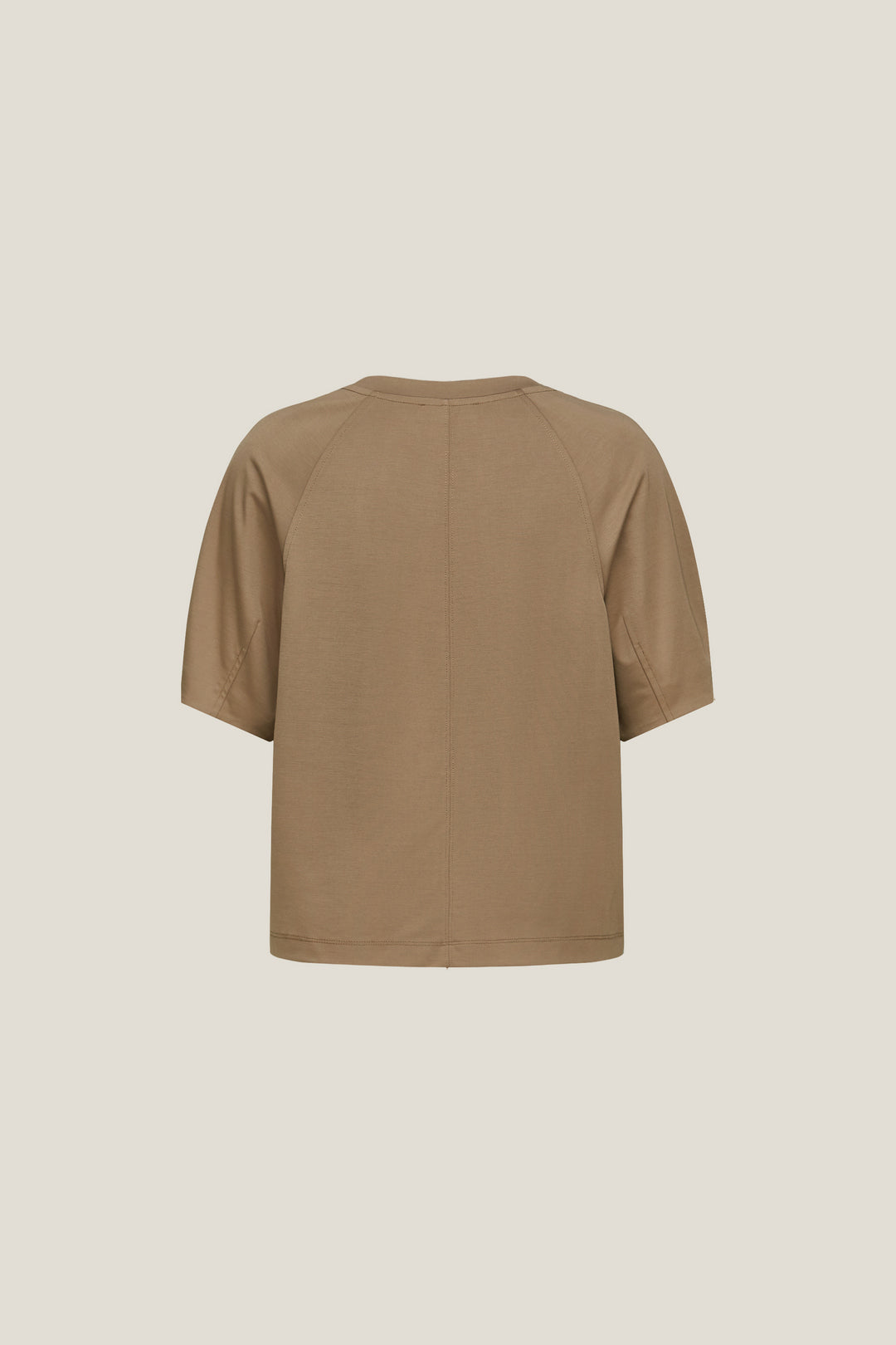 Round Neck 圓領切駁衫