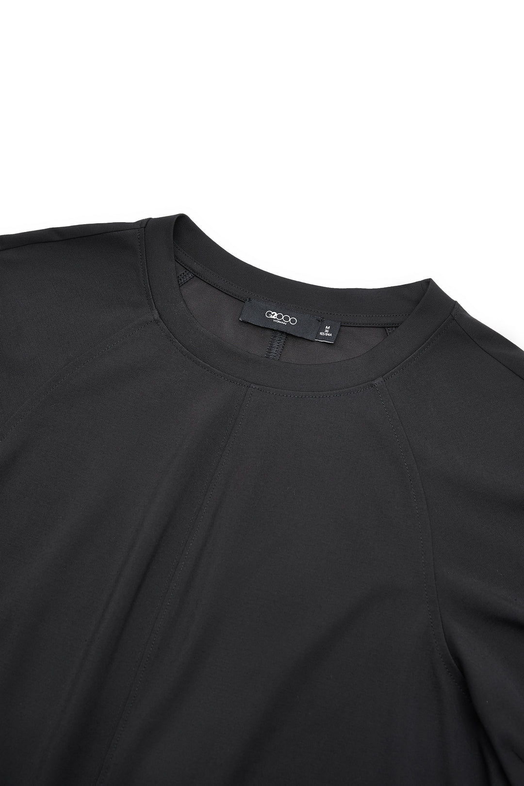 Round Neck 圓領切駁衫