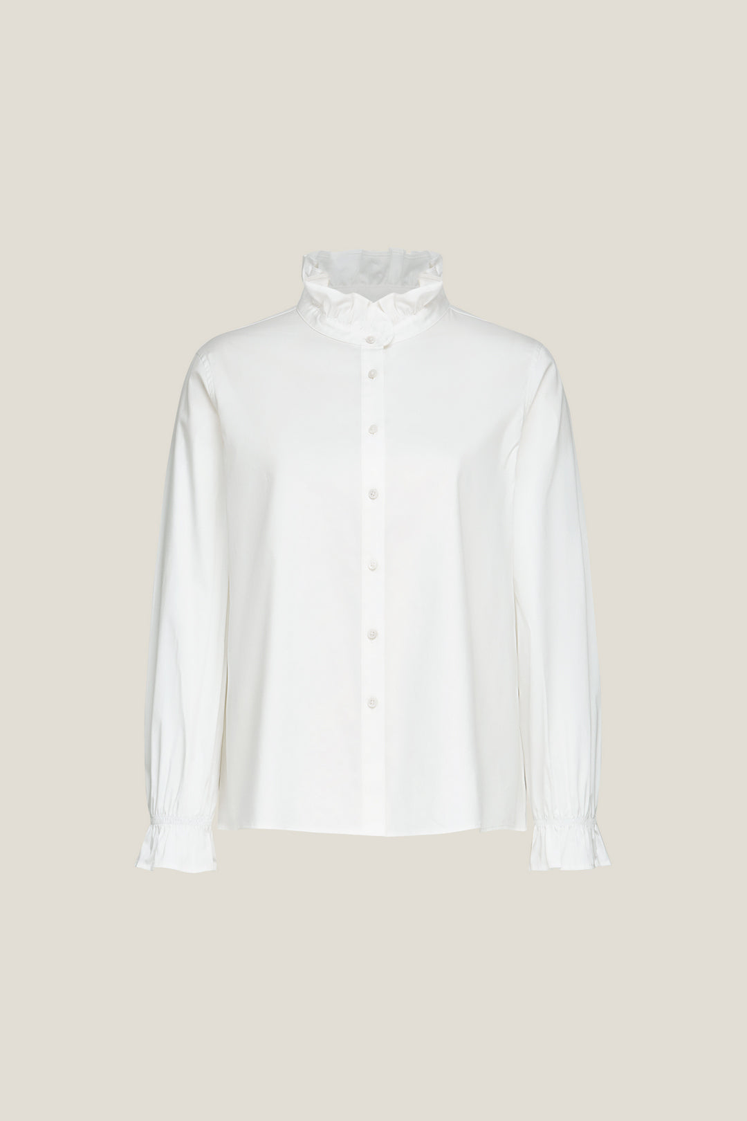 G2000 WOMAN-stand-collar-blouse-61243111-White
