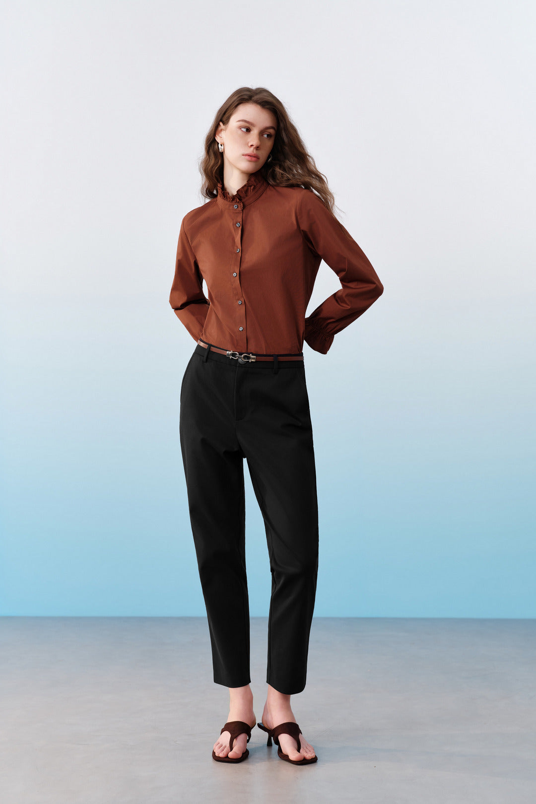 Stand Collar Blouse