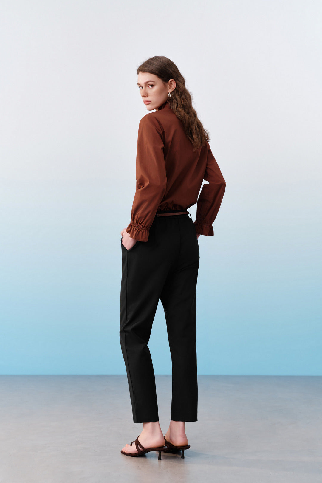 Stand Collar Blouse