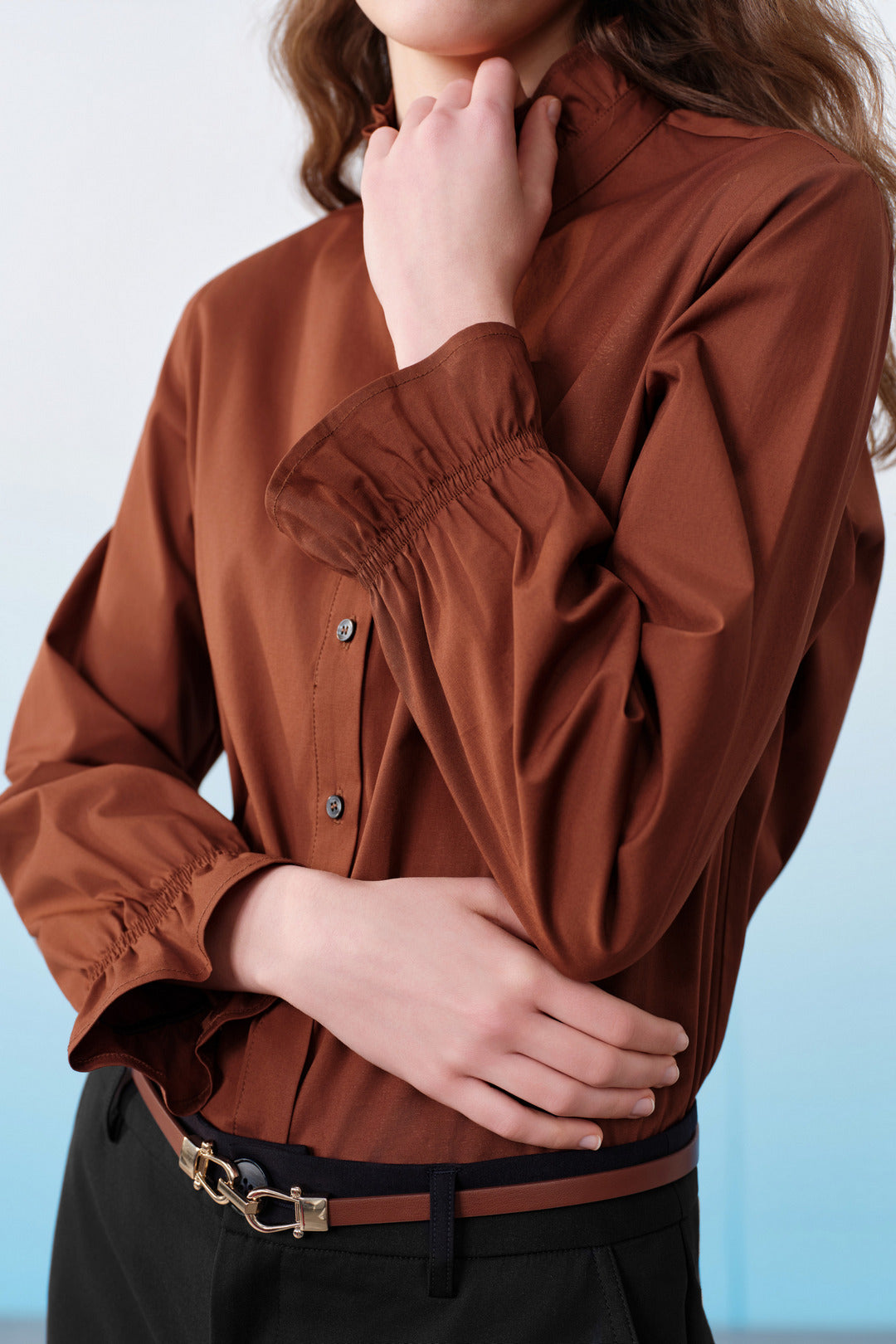Stand Collar Blouse