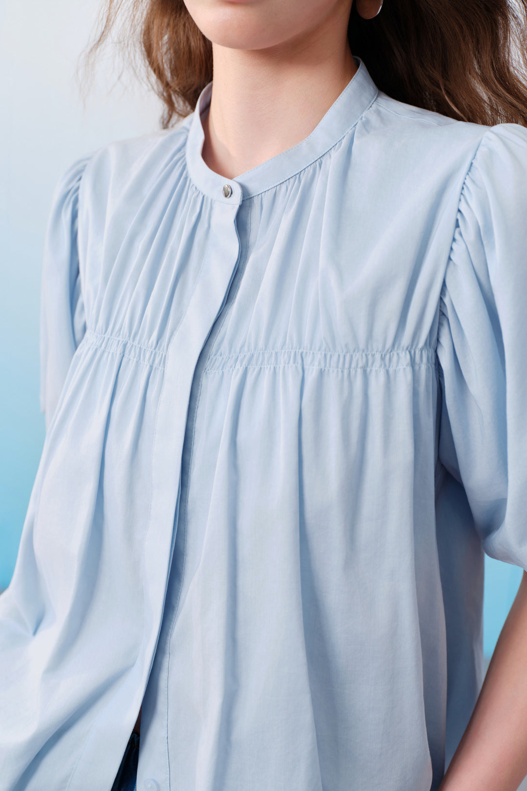 Stand Collar Blouse