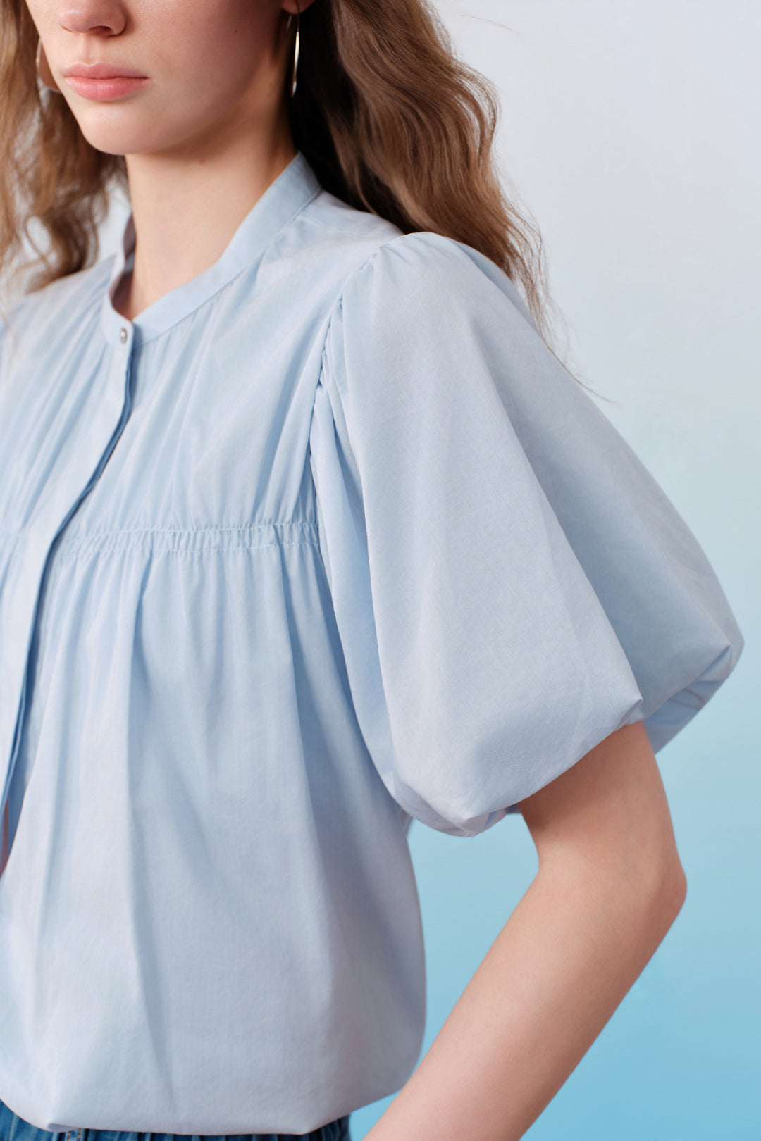 Stand Collar Blouse
