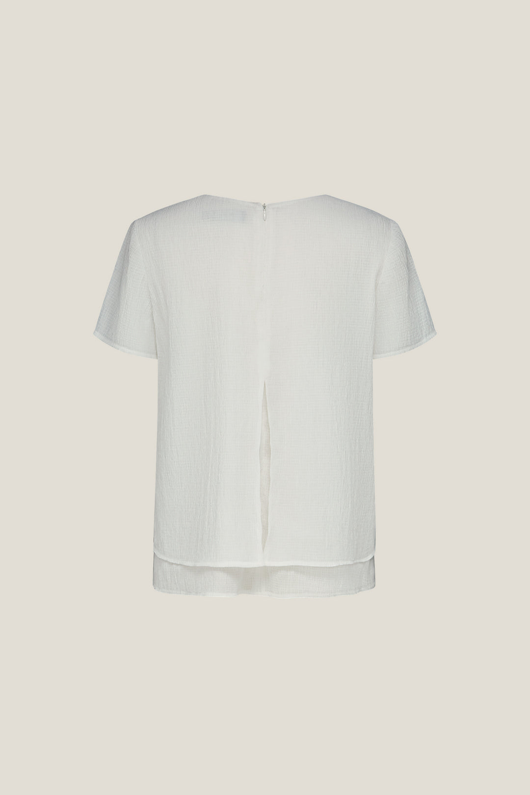 Round Neck 圓領襯衫(配雙層設計)