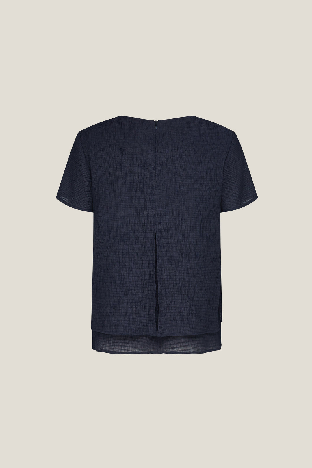 Round Neck 圓領襯衫(配雙層設計)
