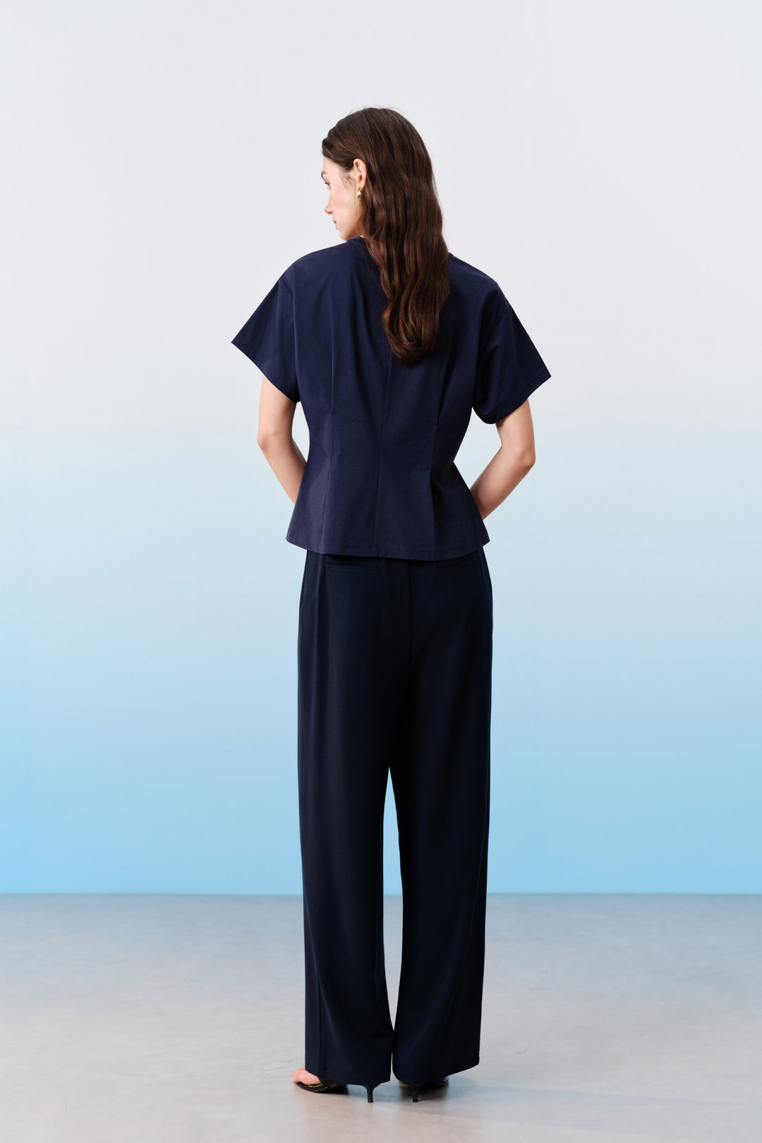 Round Neck Cut and Sew Top