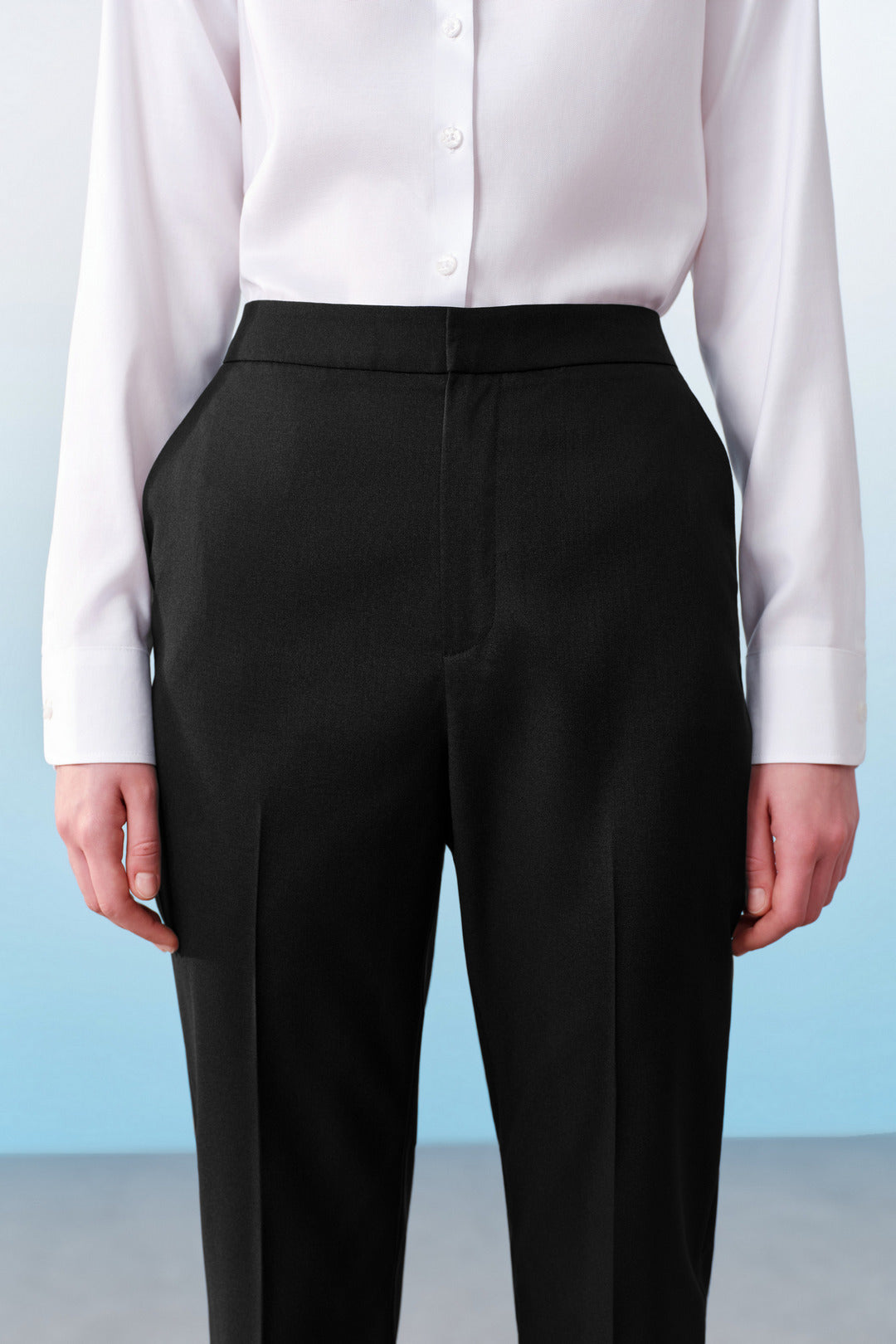 Three Proof Finish | Regular Waist Suit Pants