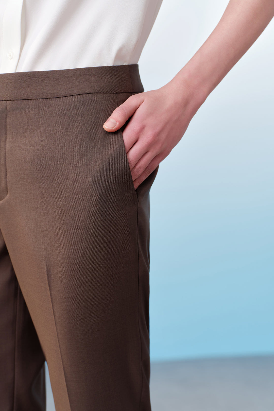 Three Proof Finish | Hip Hanger Suit Pants