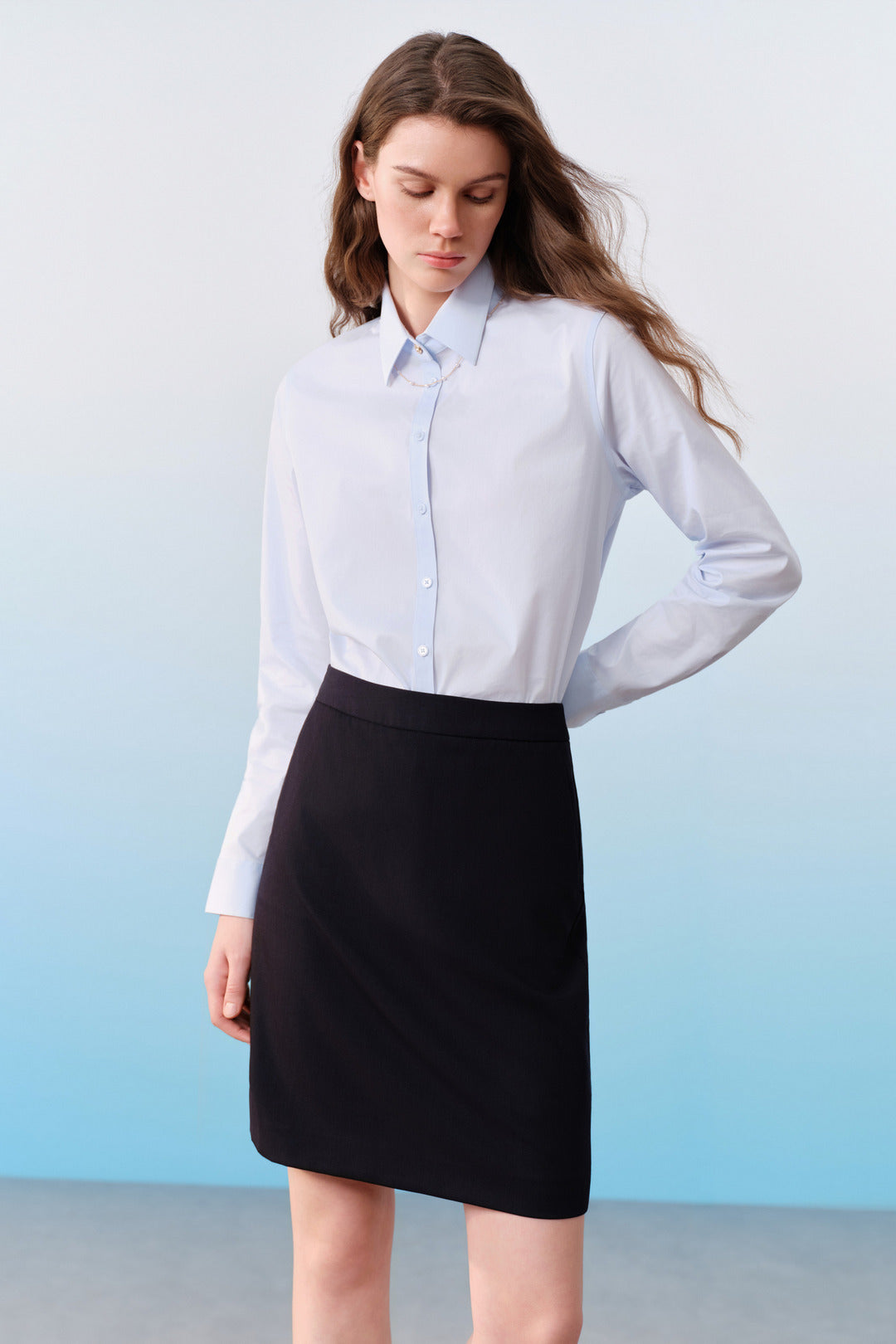 Cool Touch | Hip Hanger Suit Skirt