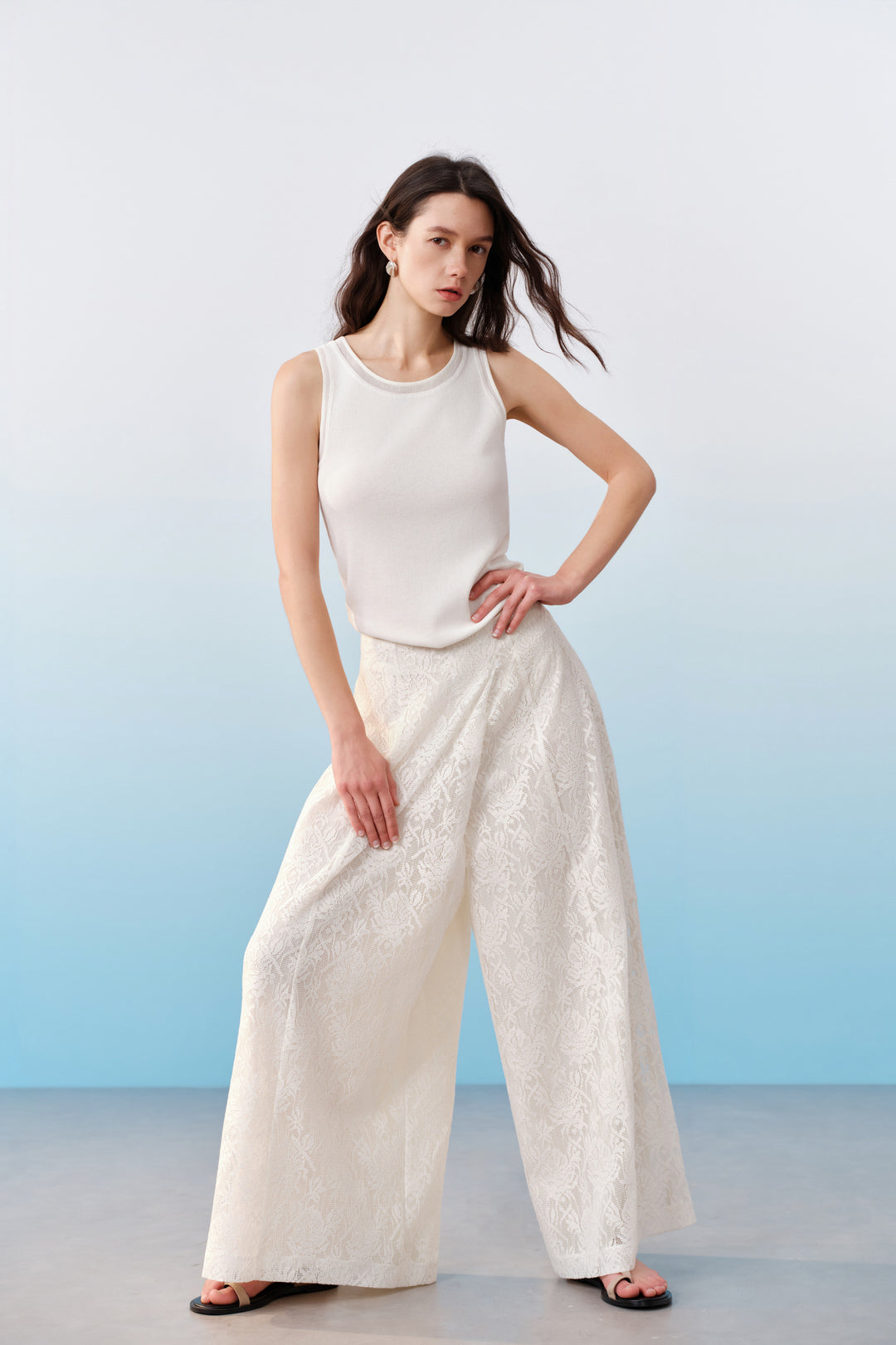 G2000 WOMAN-regular-waist-casual-pants-61261157-White