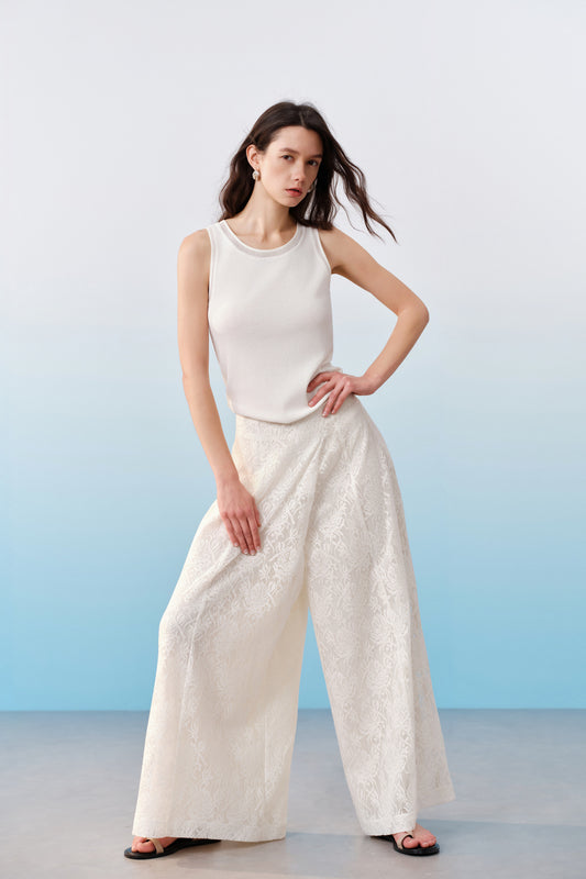 G2000 WOMAN-regular-waist-casual-pants-61261157-White