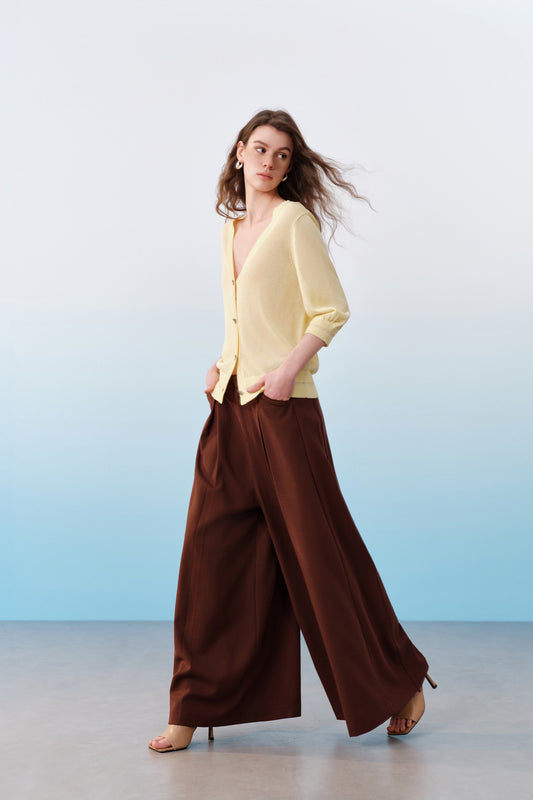 G2000 WOMAN-regular-waist-casual-pants-61262267-Brown