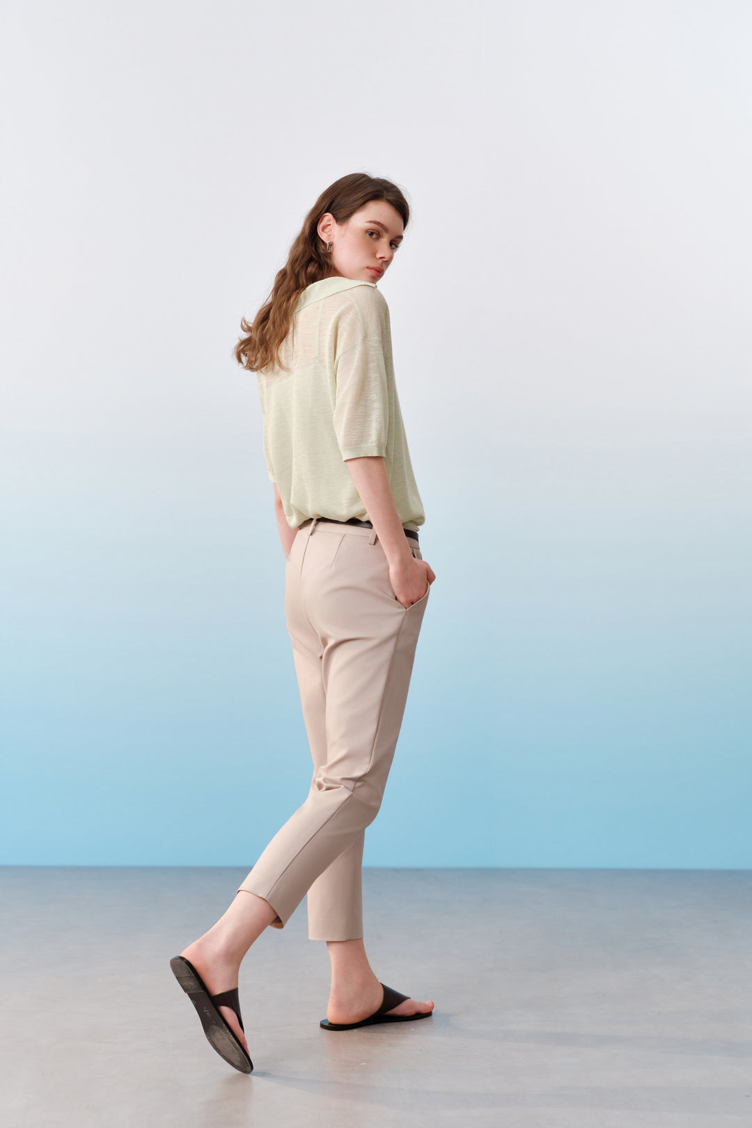 Hip Hanger Casual Pants