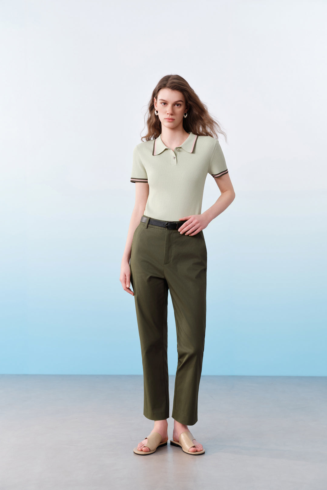 Regular Waist Casual Pants