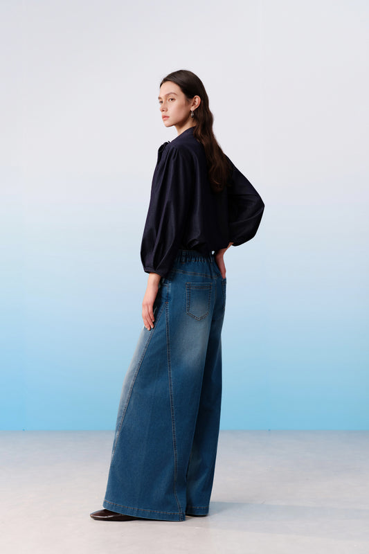 G2000 WOMAN-regular-waist-casual-pants-61263177-Blue