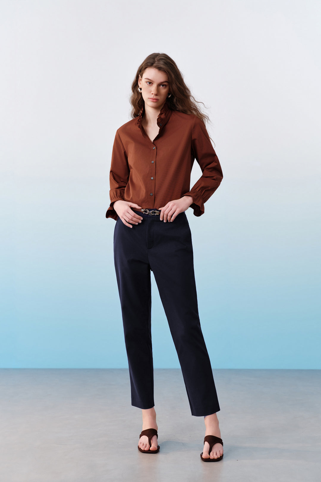 Hip Hanger Casual Pants
